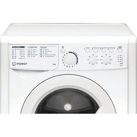 come resettare lavatrice indesit 6 kg